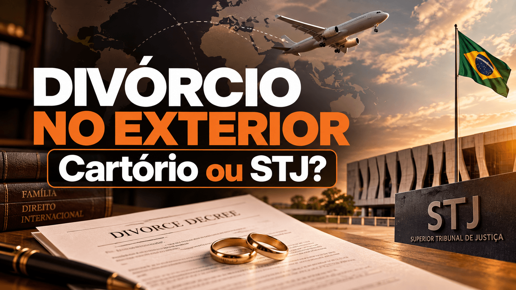 Divórcio no exterior: averbação em cartório ou homologação pelo STJ no Brasil